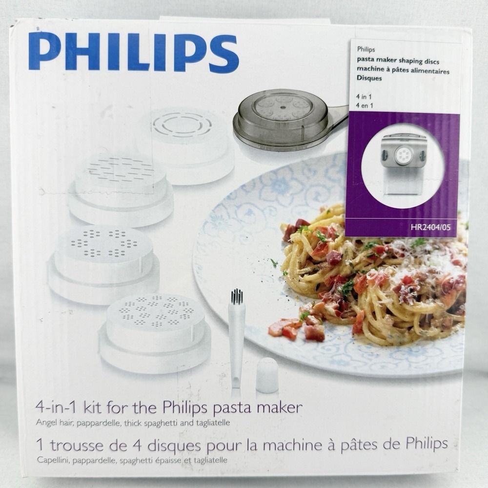 Philips 4-in-1 Kit Shaping Discs For The Philips Pasta Maker New Open Box